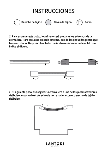 Mini Bag – patrón de costura PDF, instrucciones