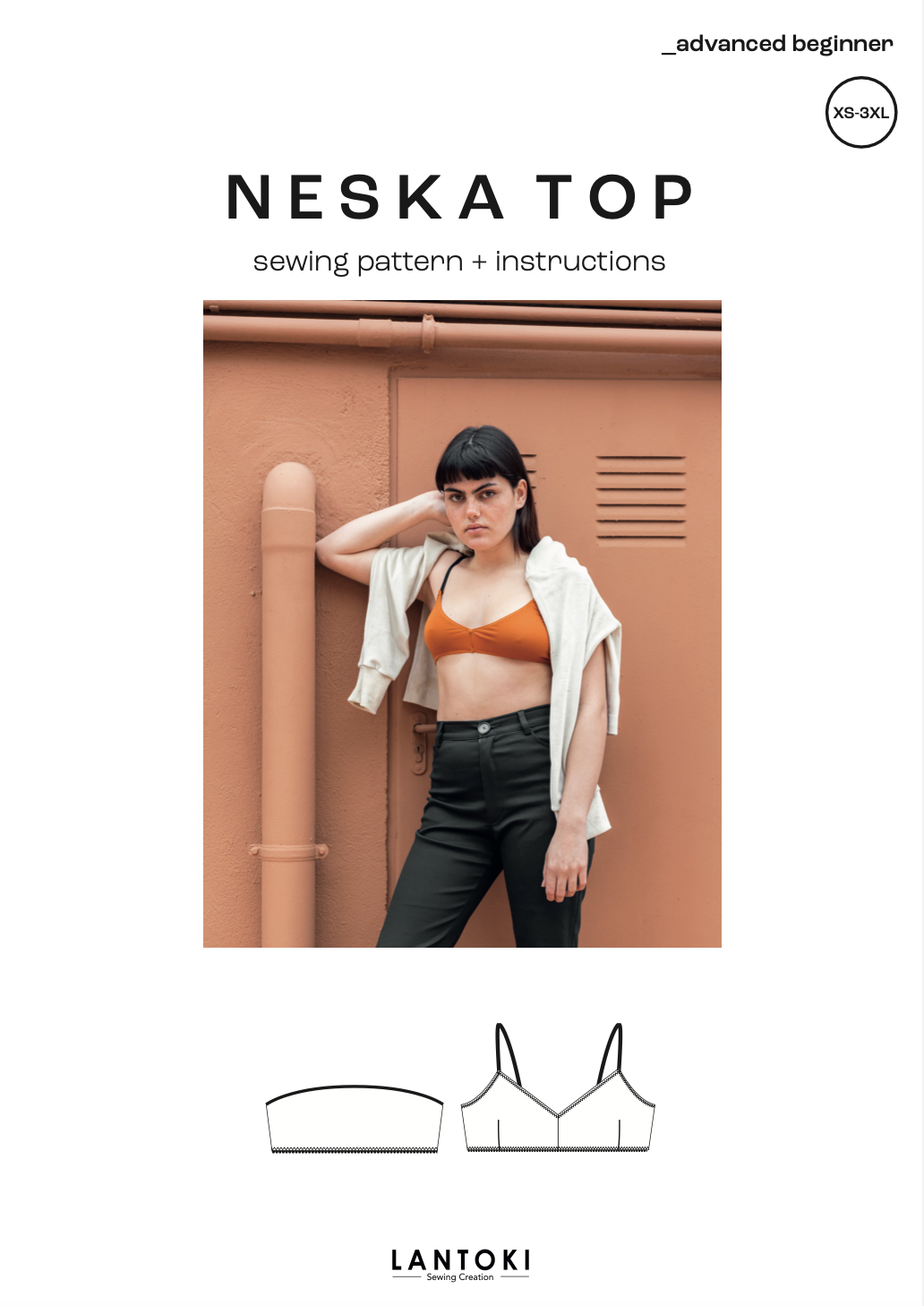 Sujetador Soft Bra – patrón de costura PDF, portada