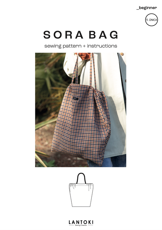 Bolso Sora – patrón de costura PDF, portada