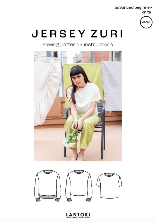 Sudadera / T-shirt – patrón de costura PDF, portada