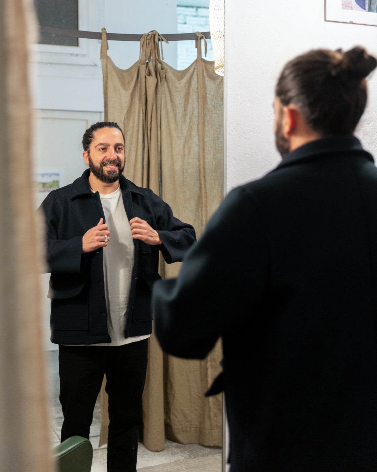 Chaqueta Worker – patrón de costura PDF, vista frontal