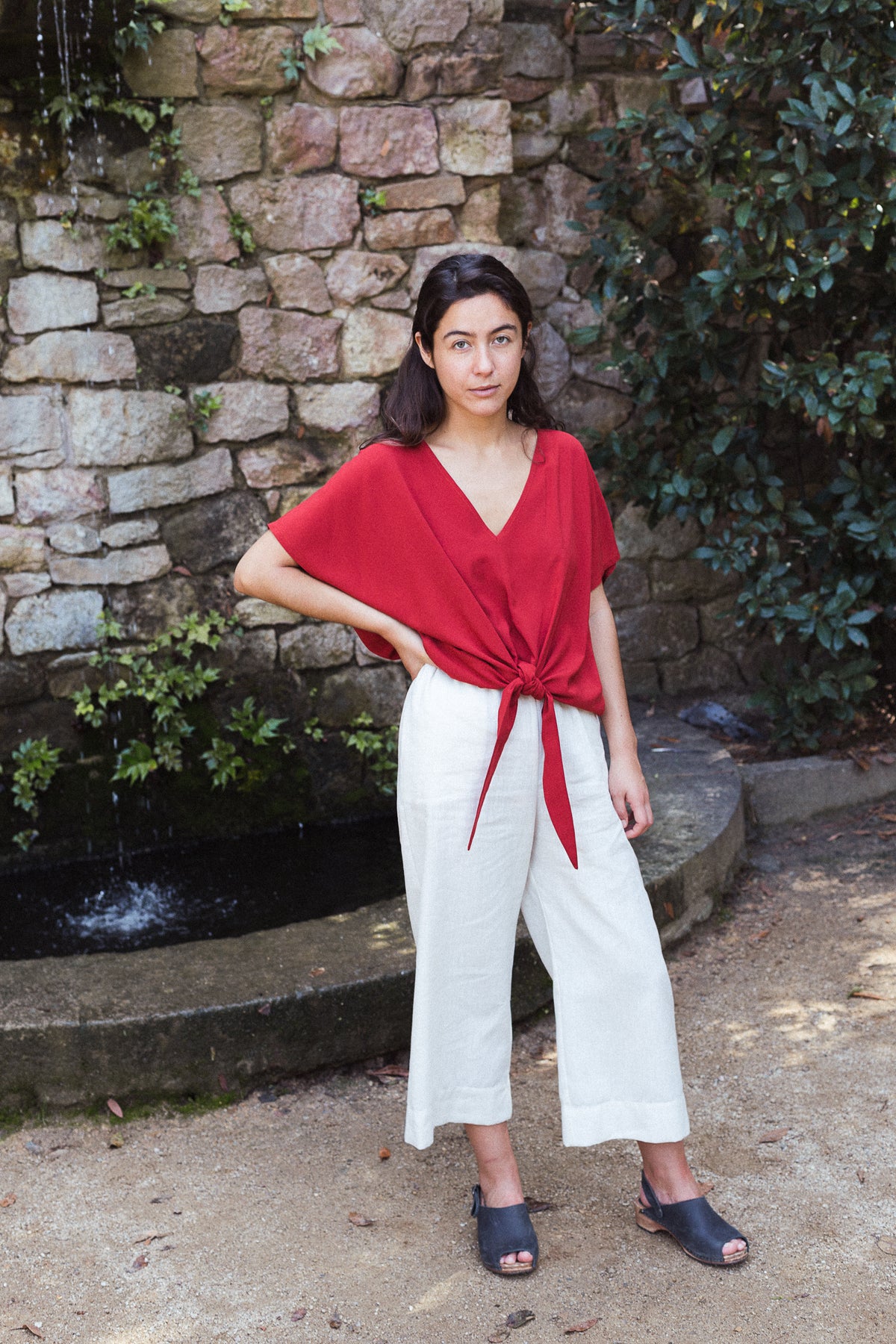 Pantalón Beti – patrón de costura PDF, vista frontal