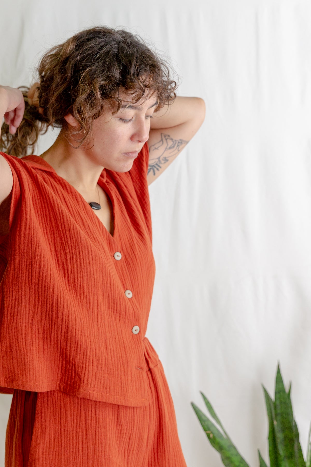 Tiara top / vestido – patrón de costura PDF, vista top